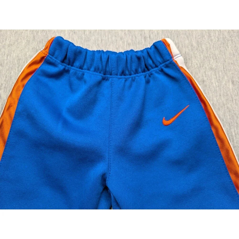 VTG Y2K Nike Baby Track Pants Orange Blue Knicks Boise Florida 12 Months